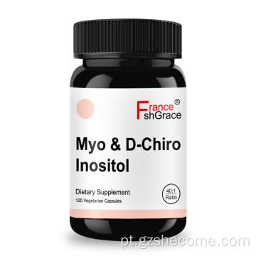 Equilíbrio hormonal de mio-inositol cápsulas de inositol d-chiro